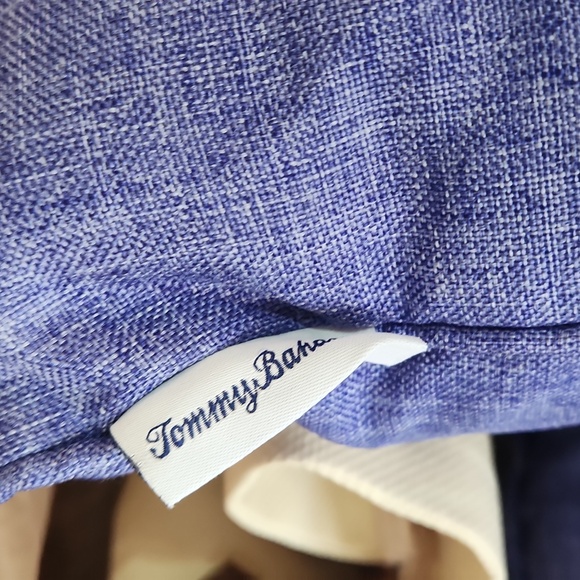 NWT Tommy Bahama 2 Purple Throw Pillows & Cream Brown Tote Bag Set - Picture 3 of 14